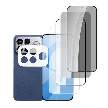 Скло на POCO F8 Ultra захисне протиударне Full Screen 5D | 9H | 2.5D | Nano - покриття "HYPER"