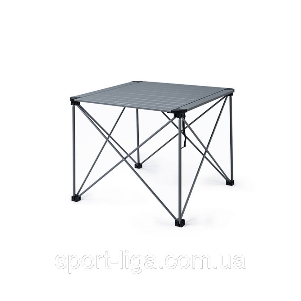 Складаний стіл Naturehike CNK2450JJ013, M, алюміній, сірий