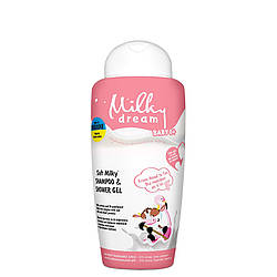 Шампунь-гель для душу дитячий "Від маківки до п'ят" 0+, Milky Dream 200 мл