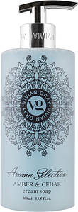 Крем-мыло янтарь и кедр Vivian Gray, 400 мл