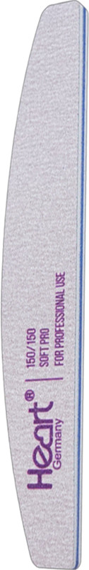 Пилка для нігтів HEART Half SOFT PRO, 150/150, фото 1