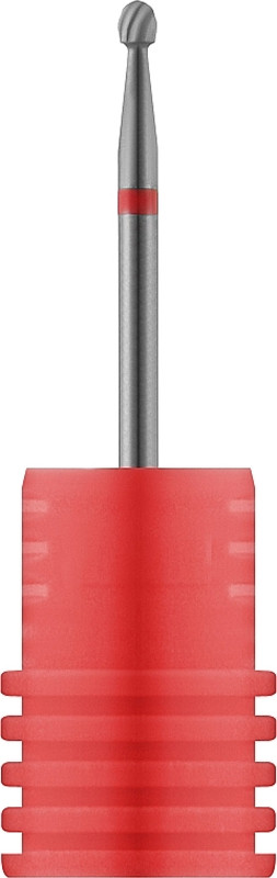 Фреза твердосплавна Куля 001140023 червоний NailPro, фото 1