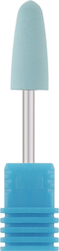 Фреза силиконовая удлиненная Шар 824BLU голубая NailPro, фото 1