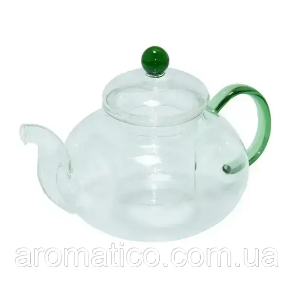 Чайник стеклянный "Нефріт", 600 мл