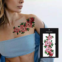 Тату та бодіарт Набор временных `Цветные поины` іграшка D8