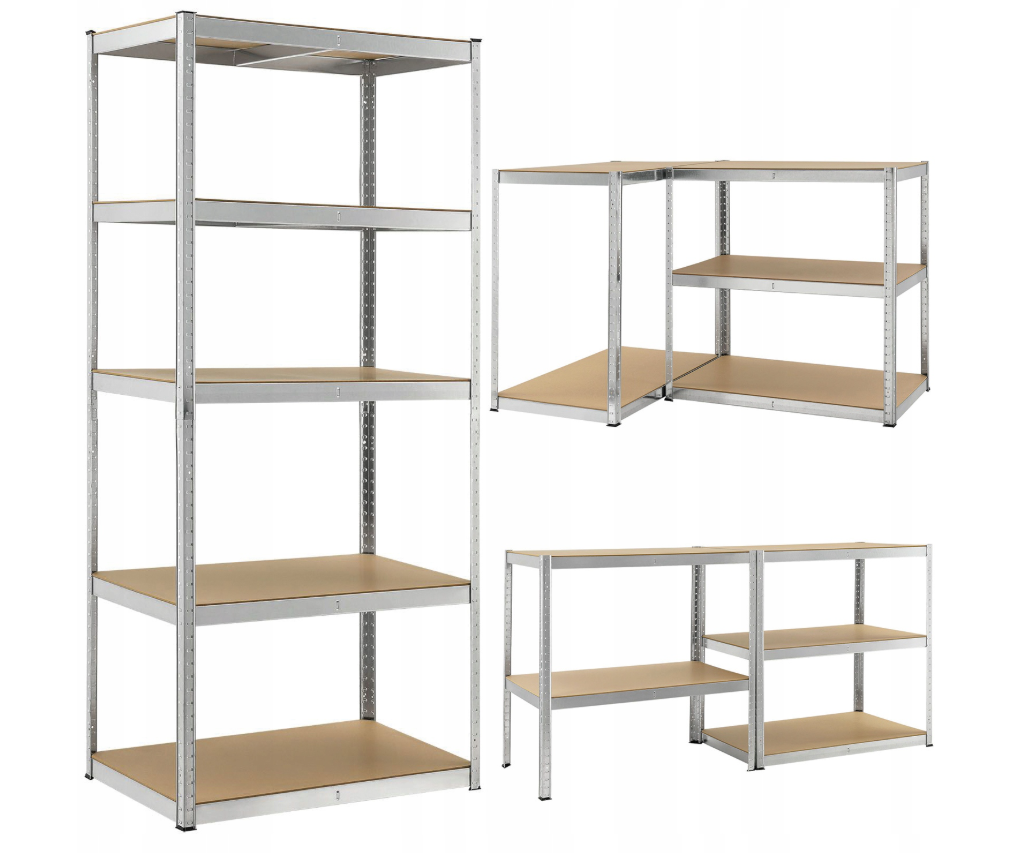 Универсальный стеллаж LEOBRO Premium 220 х 90 х 40 см, 175кг/полка, 5 полок (LB-R119), фото 1