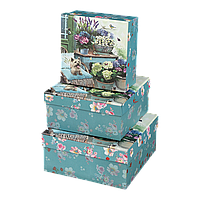 Коробки подарункові набір 3шт вкладені 1в1  розмір найбільшої 20х20х95см BM233319