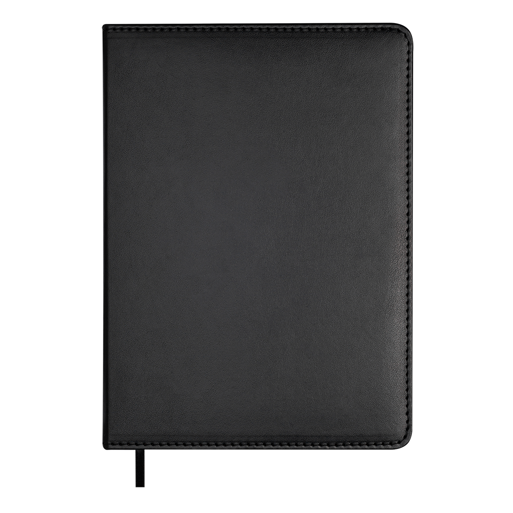 Щоденник недат PRIME A5 чорний штучшкіра/поролон 336 стор