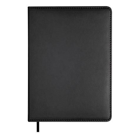 Щоденник недат PRIME A5 чорний штучшкіра/поролон 336 стор, фото 1