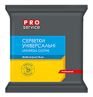 #/Салветки віскозні 30х38 10 шт./пач (20 шт./ясть) PRO SERVICE