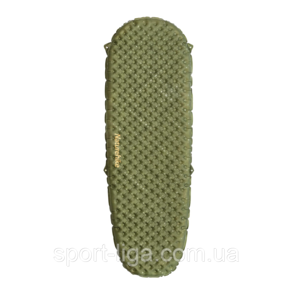 Матрац надувний надлегкий Naturehike CNH22DZ018, овальний зелений 183 см