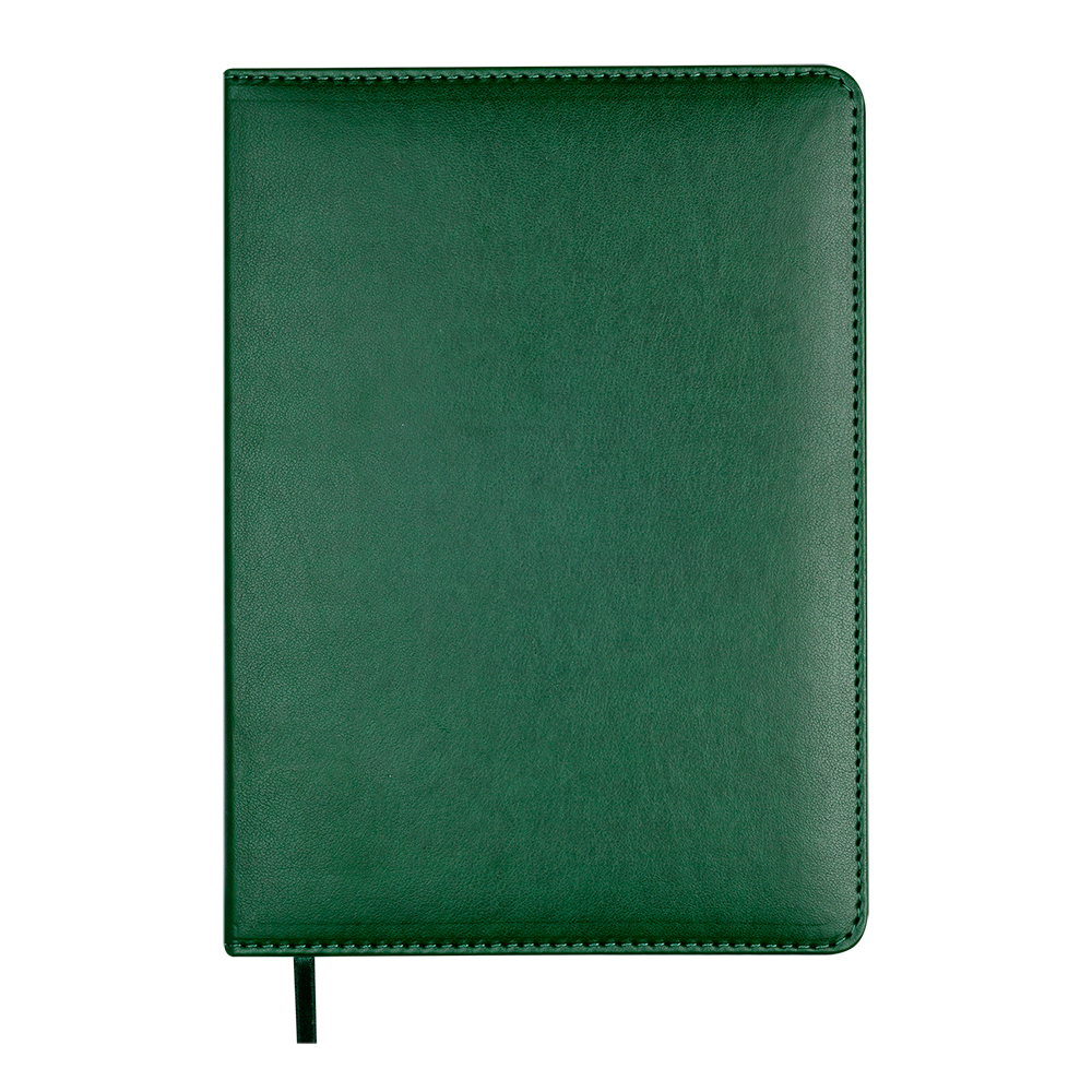 Щоденник недат PRIME A5 зелений штучшкіра/поролон 336 стор
