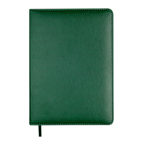 Щоденник недат PRIME A5 зелений штучшкіра/поролон 336 стор, фото 1