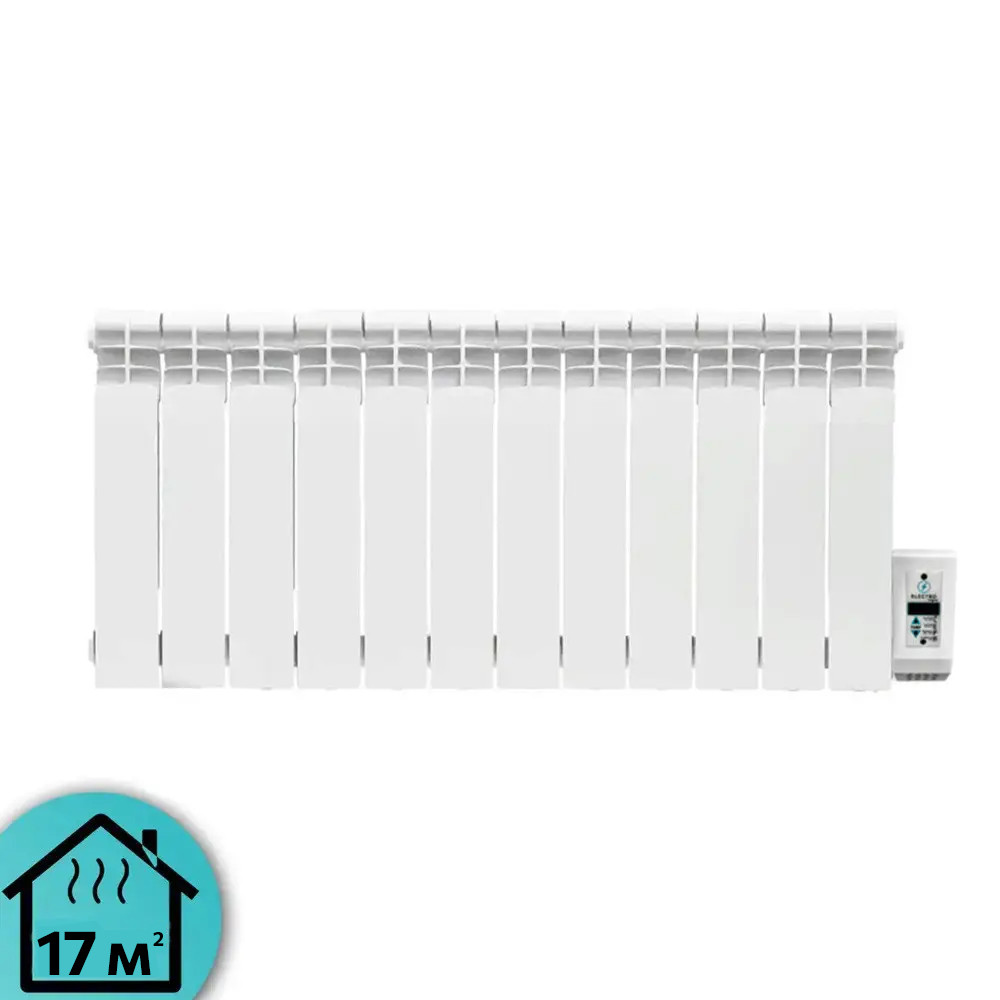 Електрорадіатор ELECTRO.12S mini (площа 17м2) програматор1300Вт, фото 1