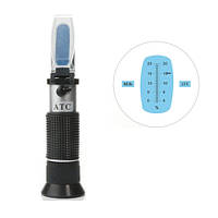 Рефрактометр для концентрації білка і сухих речовин в молоці 0-20% RZ128