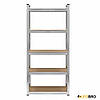 Стелаж LEOBRO 150 х 70 х 30 см, 175 кг/полиця, 5 полиць (LB-R116) для гаража, комори, балкона, фото 3