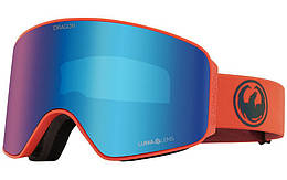 Гірськолижна маска Dragon NFX MAG Flame 2 лінзи Lumalens Blue Ionized / Lumalens Light Rose