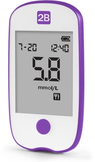 Глюкометр 2B ULTRA +10 тест-смужок Тубі УЛЬТРА