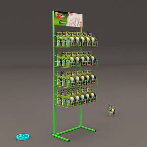 Торгова стійка "Економ" на 4 кошики