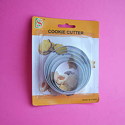 Набір вирубок для пряників та печива "Кола", 5 шт