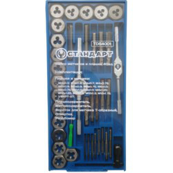 Набір плашок і позначників 40 од. СТАНДАРТ TDS4001, фото 1