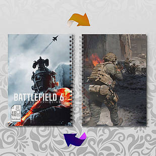 Скетчбук А5 48 арк. 150 гр.м² Battlefield 004