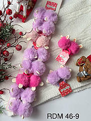 Гумочки пампоні Ø4,5 см мех 10 пар/пач.