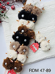 Гумочки пампоні Ø4,5 см мех 10 пар/пач.