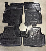 Килимки в салон Skoda Octavia A7 (2013–2020) — гумові Avto-Gumm чорні (5 шт.)