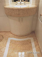 Мраморная столешница для ванной