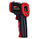 Безконтактний інфрачервоний термометр (пірометр) цв дисплей, -50-600°C, 12:1, EMS=0,1-1 WINTACT WT327B, фото 2