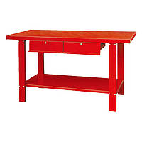 Верстат сталевий професійний із висувними шухлядами та нижньою полицею 1500x640x865 мм TORIN PBW59250201