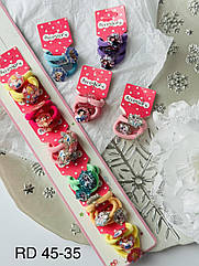 Гумки для волосся 3 см 30 шт/уп ПРИНЦЕСИ