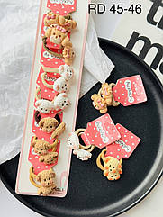 Гумки для волосся 3 см 10 пар/уп