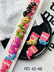 Гумки для волосся 3 см 10 пар/уп