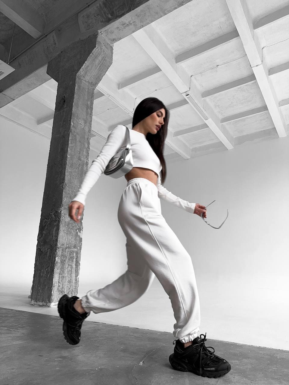 Джогери з петлі Туреччина Модель: 4959-457 Колір: сірий, молоко, чорний, фото 1