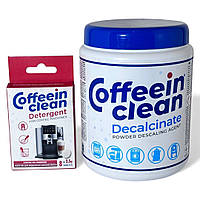 Набір засобів Coffeein Clean ULTRA Duo Set (Detergent таблетки 8×2,5 г + Decalcinate 900 г)