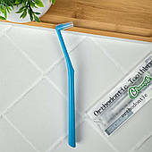 Монопучкова щітка Cleanpik Orthodontic (блакитна), 1 шт
