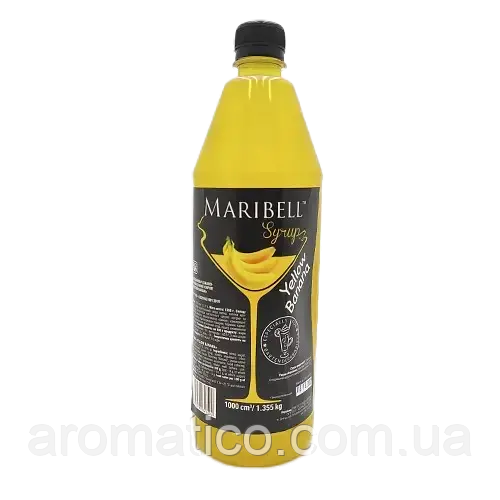 Сироп Жовтий банан ТМ Maribell 1л ПЕТ