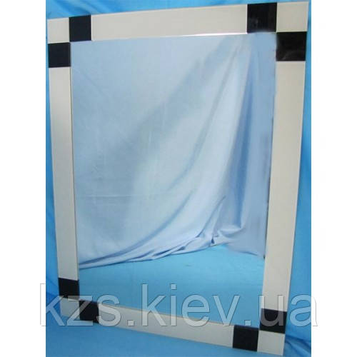 Дзеркало з декоративними накладками 800х600мм, фото 1