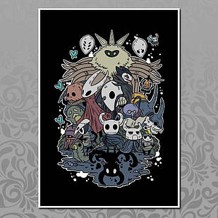 Плакат А3 Hollow Knight 014