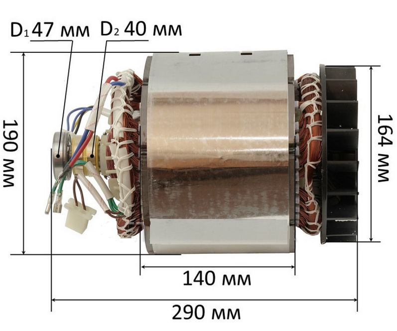 Двигун у зборі для генератора 5-6.5 кВт (188F)
