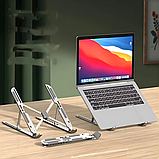 Підставка тримач для ноутбука або планшета JN501, срібляста, фото 5
