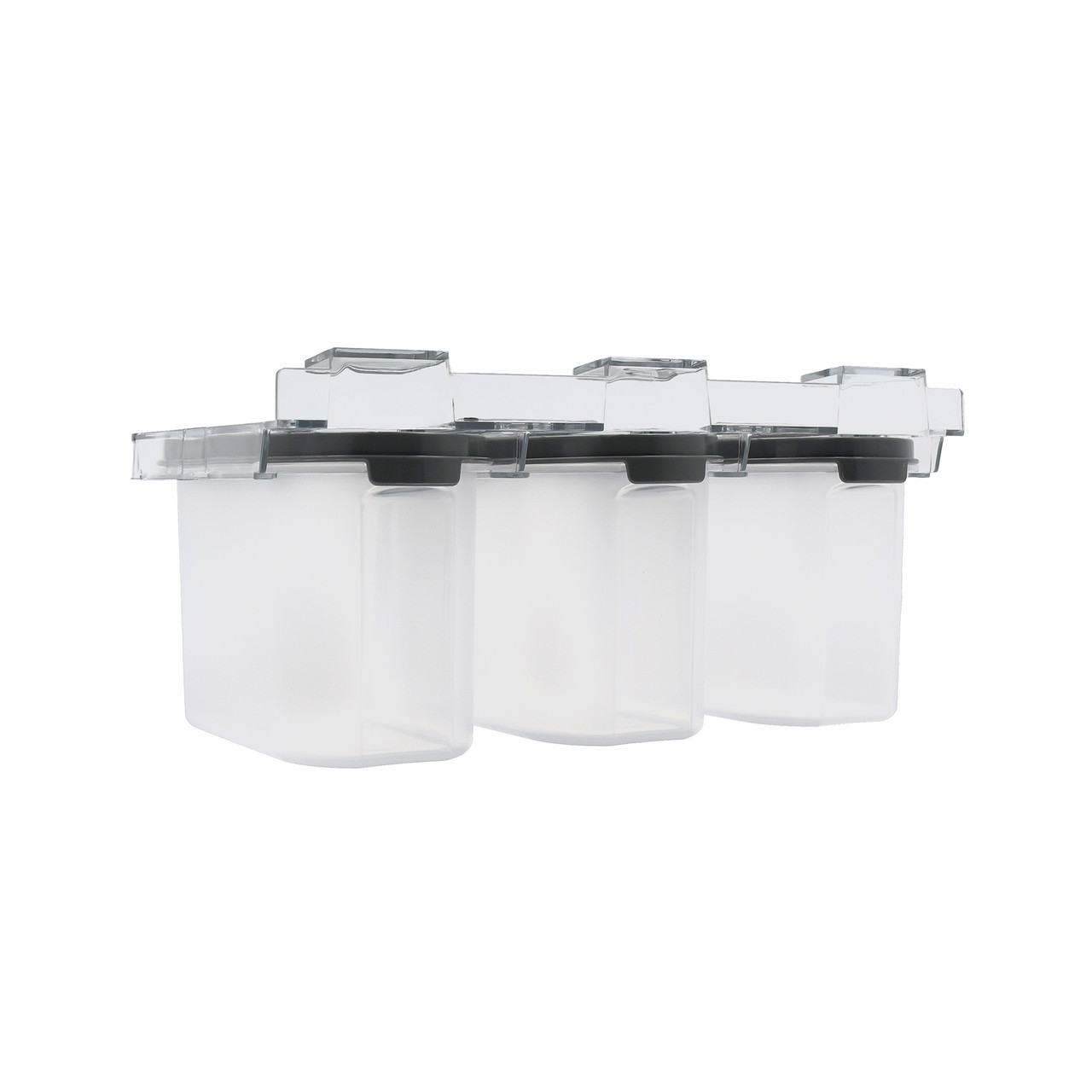 Підвісні контейнери з кришкою Homax для зберігання під полицею 3 шт 29,7х18,8х14 см (BR-13), фото 1