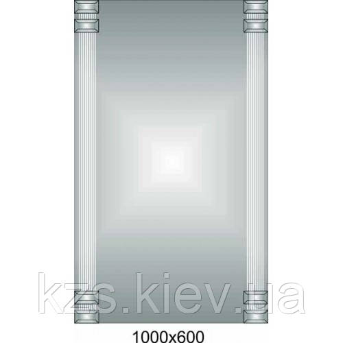 Дзеркало 1000х600 мм., фото 1