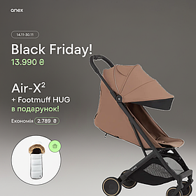 Коляска прогулянкова Anex Air X², Bronzo