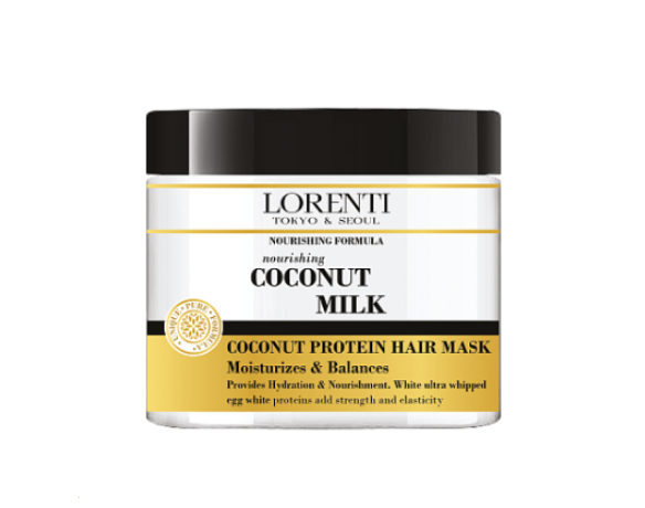 Маска для волосся Lorenti з кокосовим молоком, 500 мл, фото 1