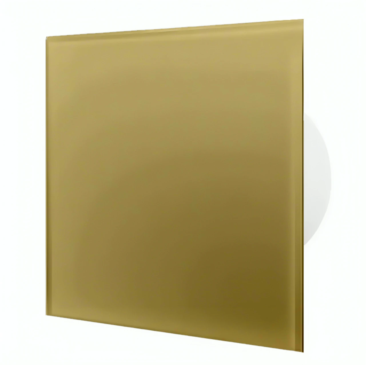 Побутовий витяжний вентилятор осьовий 120 мм золотий OSTVENT ART GLASS 120S 012-0015, фото 1