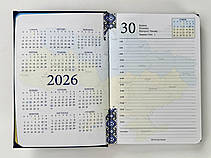 Датований щоденник А5 жовтий льон, фото 5