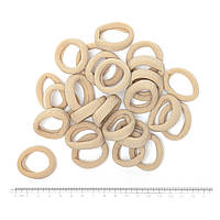 Резинка для волосся 3,7 см, БЕЖЕВА, Коломия, 1 шт